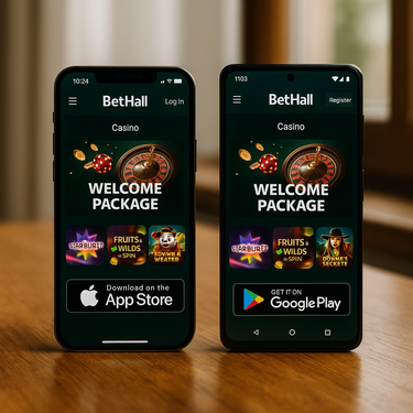 BetHall Casino Progressive Web App - Installation auf iOS und Android